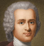 La imagen del suizo Jean Jacques Rousseau